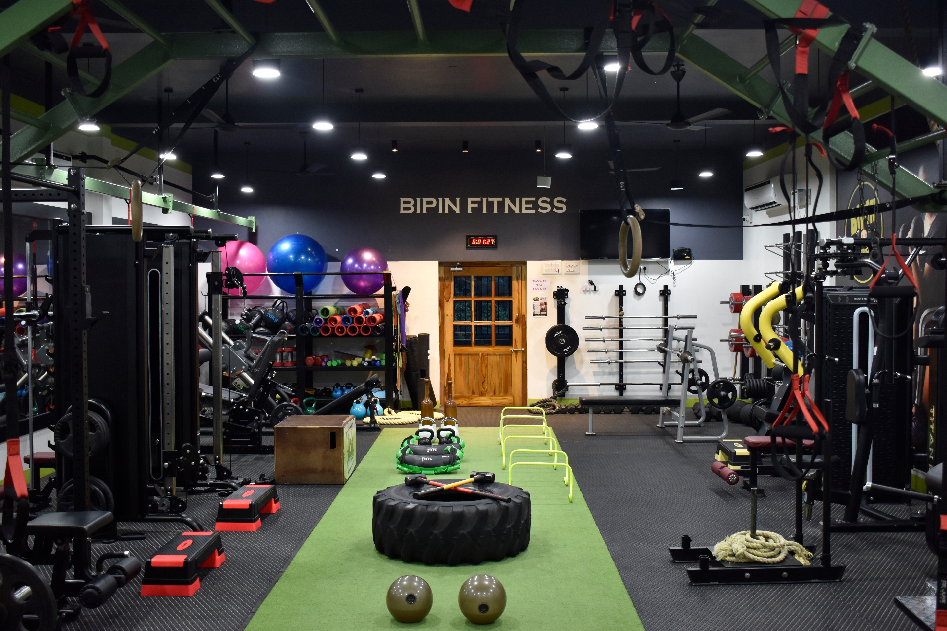 Interior of Bipin Fitness Centre — functional training floor
